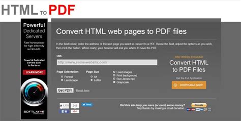 conversor de html para pdf